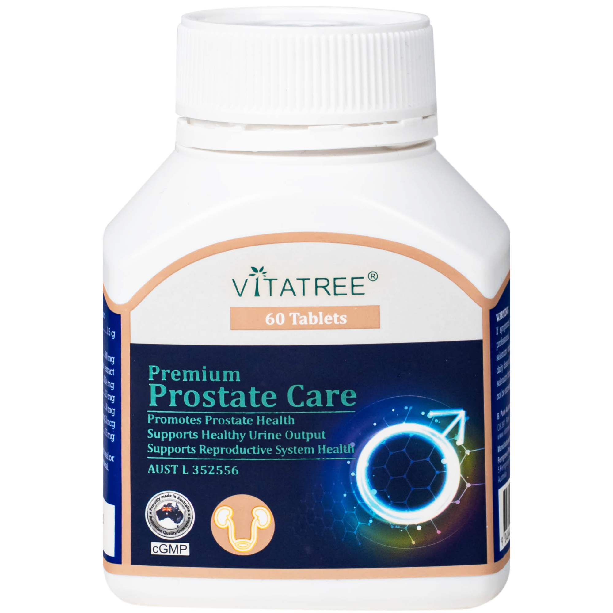Hình ảnh Viên uống hỗ trợ tăng cường chức năng tuyến tiền liệt Vitatree Premium Prostate Care (Hộp 60 viên)