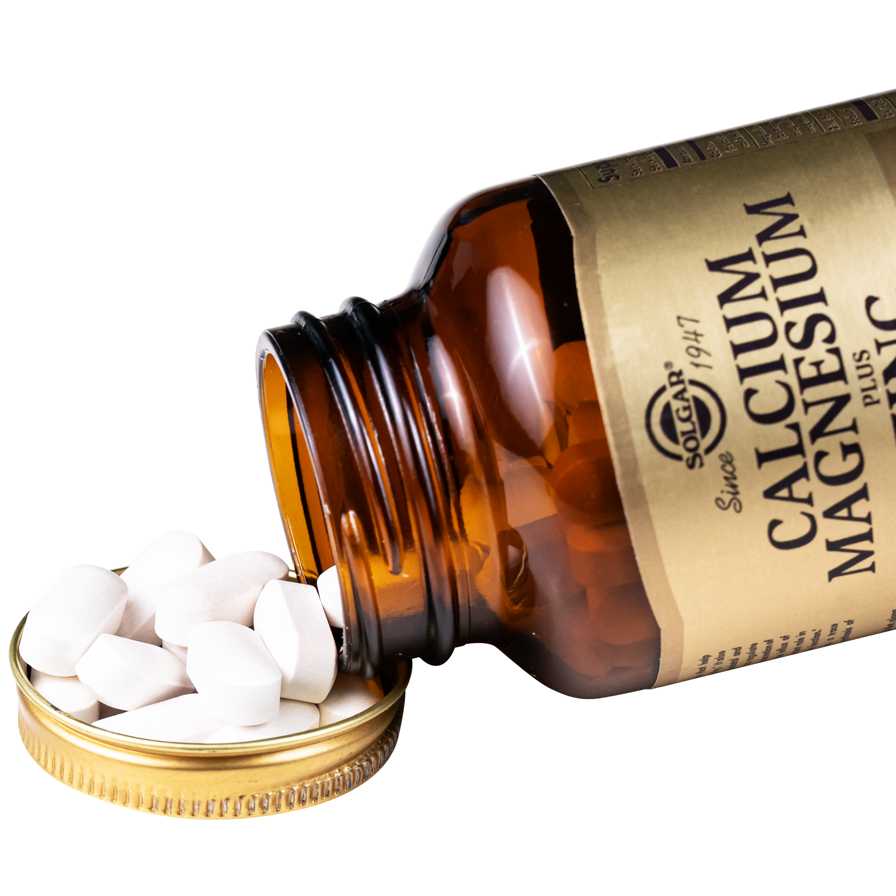 Hình ảnh Viên uống hỗ trợ xương khỏe mạnh Calcium Magnesium Plus Zinc Solgar (100 viên)