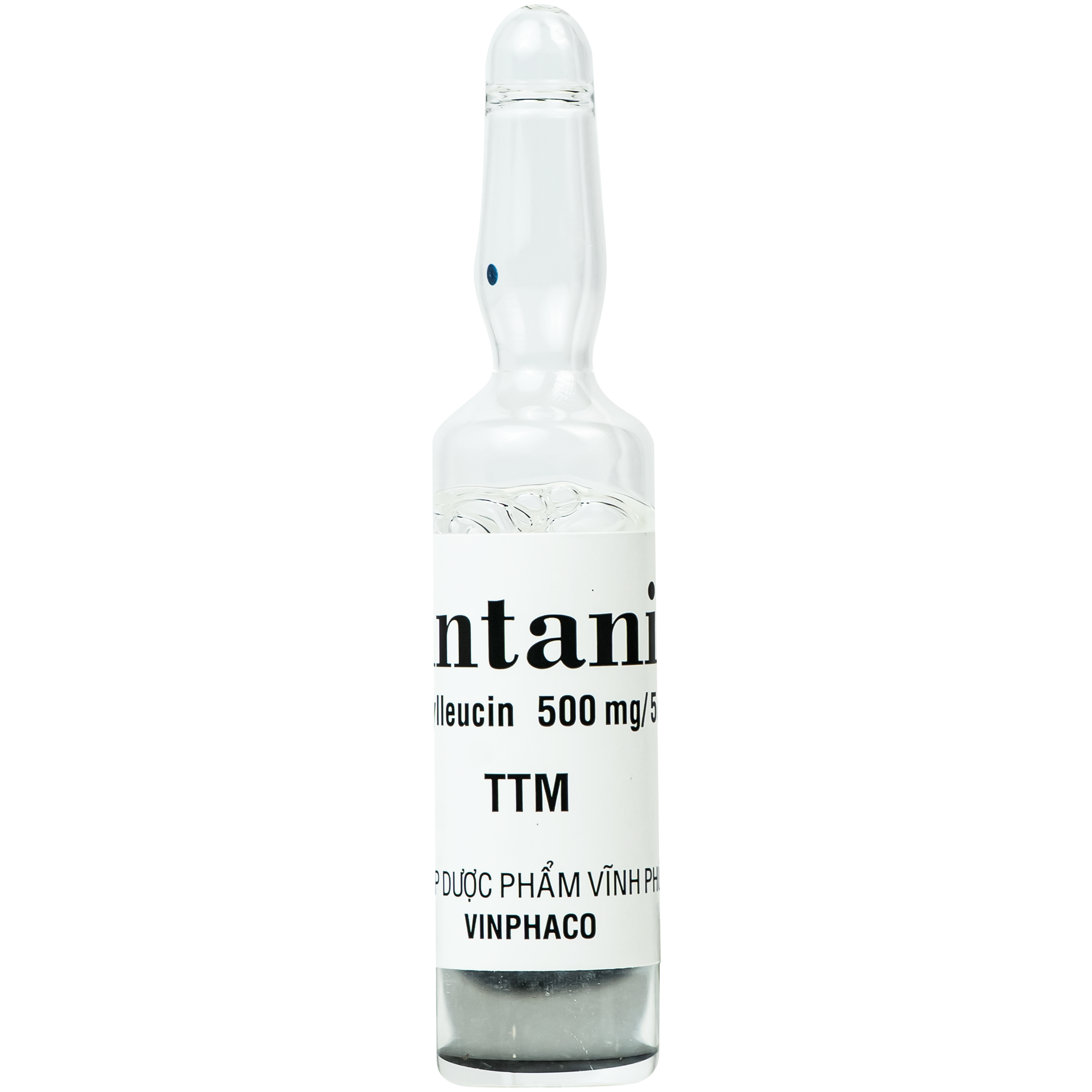 Hình ảnh Thuốc tiêm Vintanil 500mg/5ml Vinphaco điều trị triệu chứng các cơn chóng mặt (1 vỉ x 5 ống x 5ml)