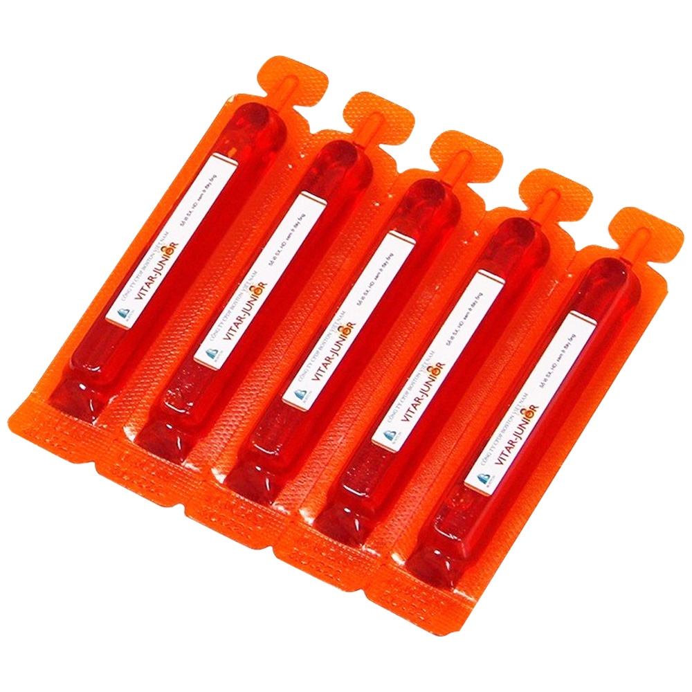Hình ảnh Dung dịch uống Vitar-Junior Boston bổ sung Acid Amin và Vitamin cho cơ thể (4 vỉ x 5 ống x 10 ml)