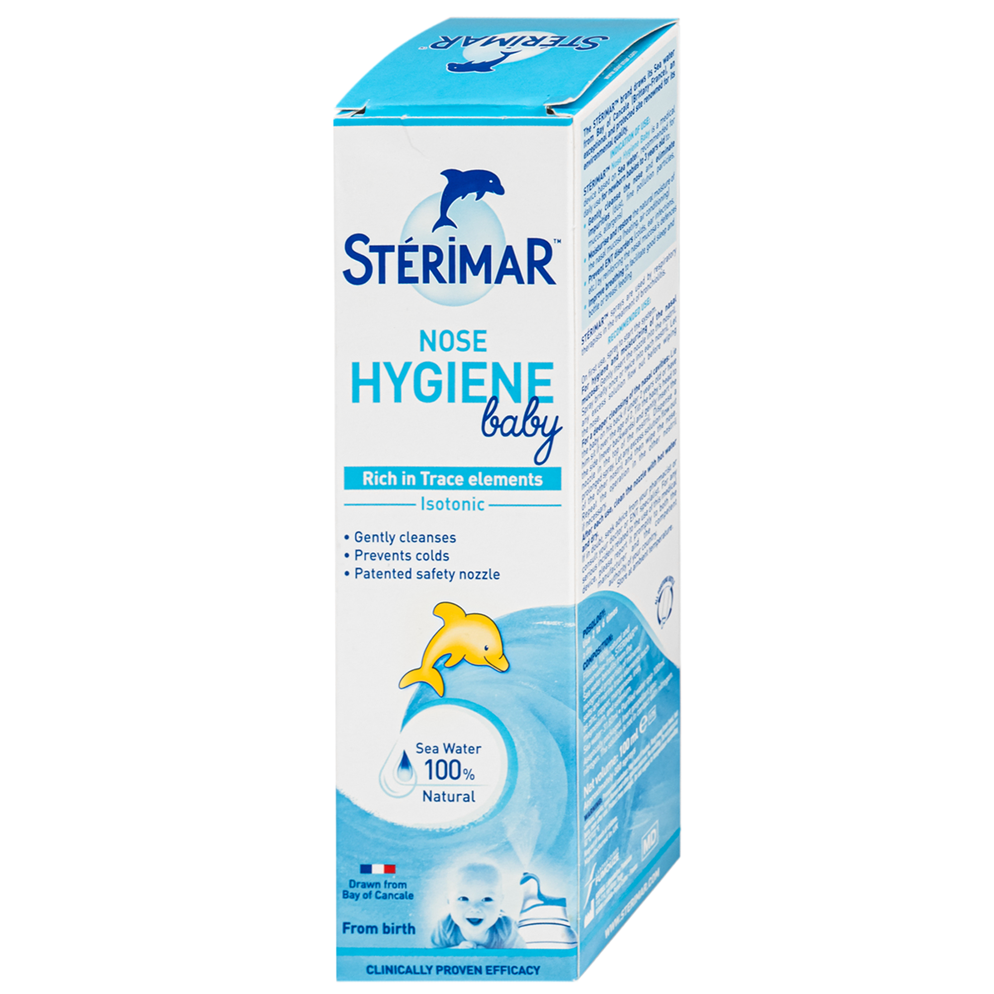 Hình ảnh Xịt mũi trẻ em Sterimar Hygiene Baby - Vệ sinh mũi cho trẻ từ 0 đến 3 tuổi (100ml)