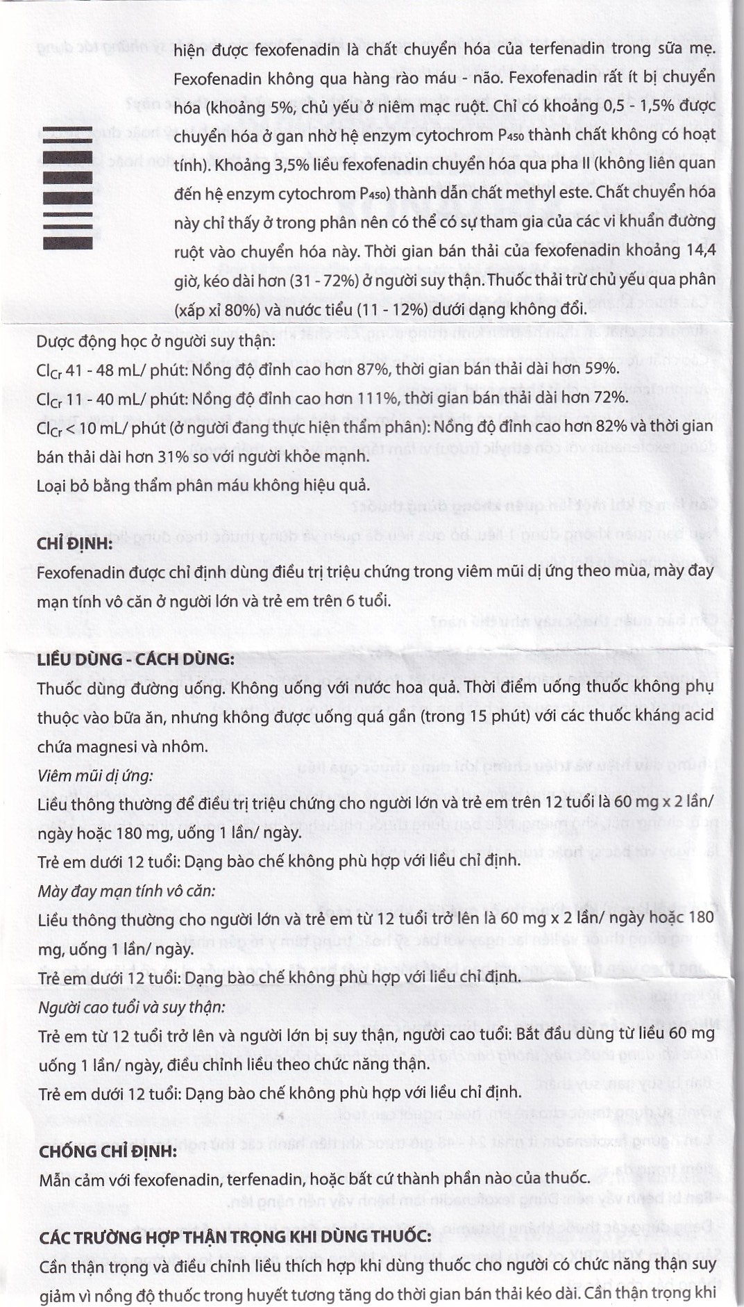 Hình ảnh Thuốc Xonatrix 60mg DaviPharm điều trị triệu chứng viêm mũi dị ứng theo mùa (3 vỉ x 10 viên) 