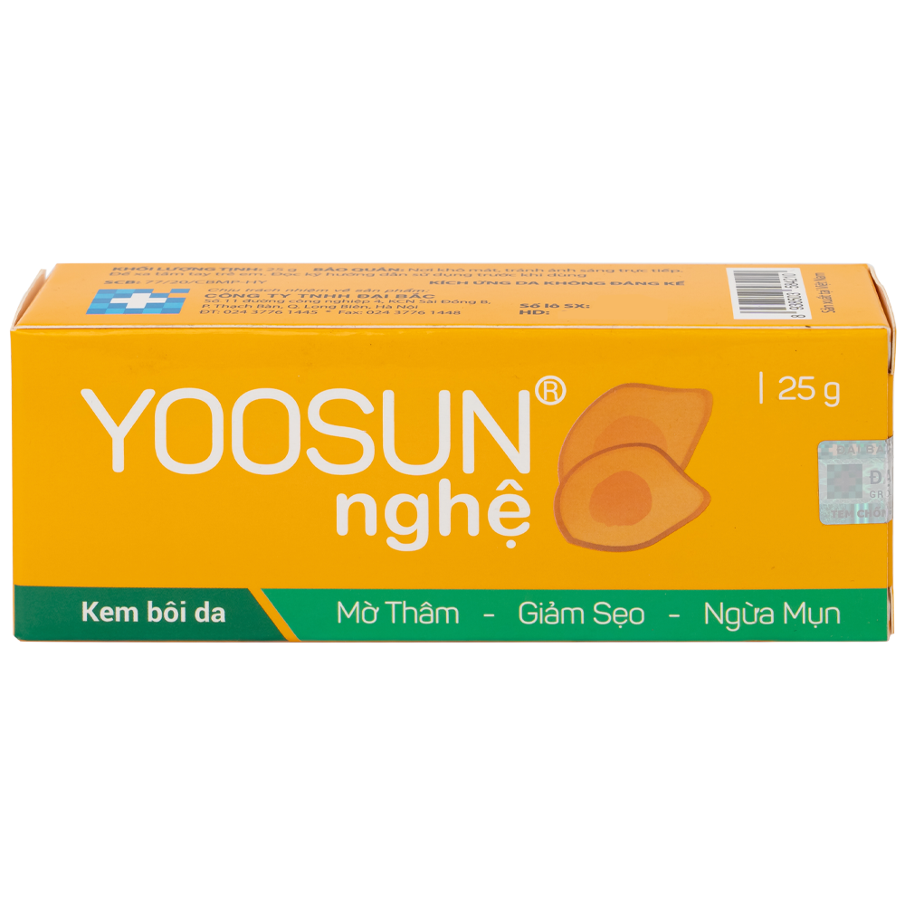 Hình ảnh Kem bôi da Yoosun Nghệ Đại Bắc mờ thâm, giảm sẹo, ngừa mụn (25g)