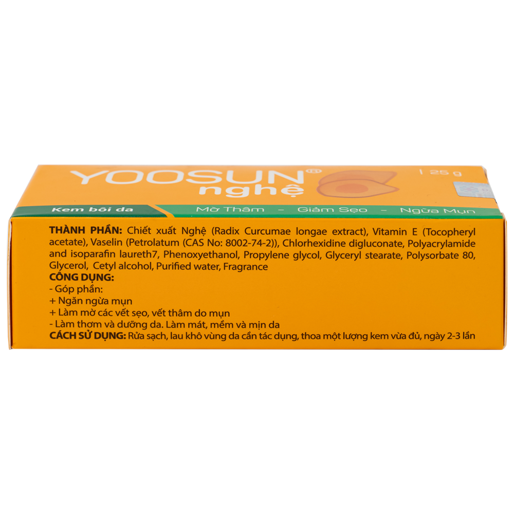 Hình ảnh Kem bôi da Yoosun Nghệ Đại Bắc mờ thâm, giảm sẹo, ngừa mụn (25g)