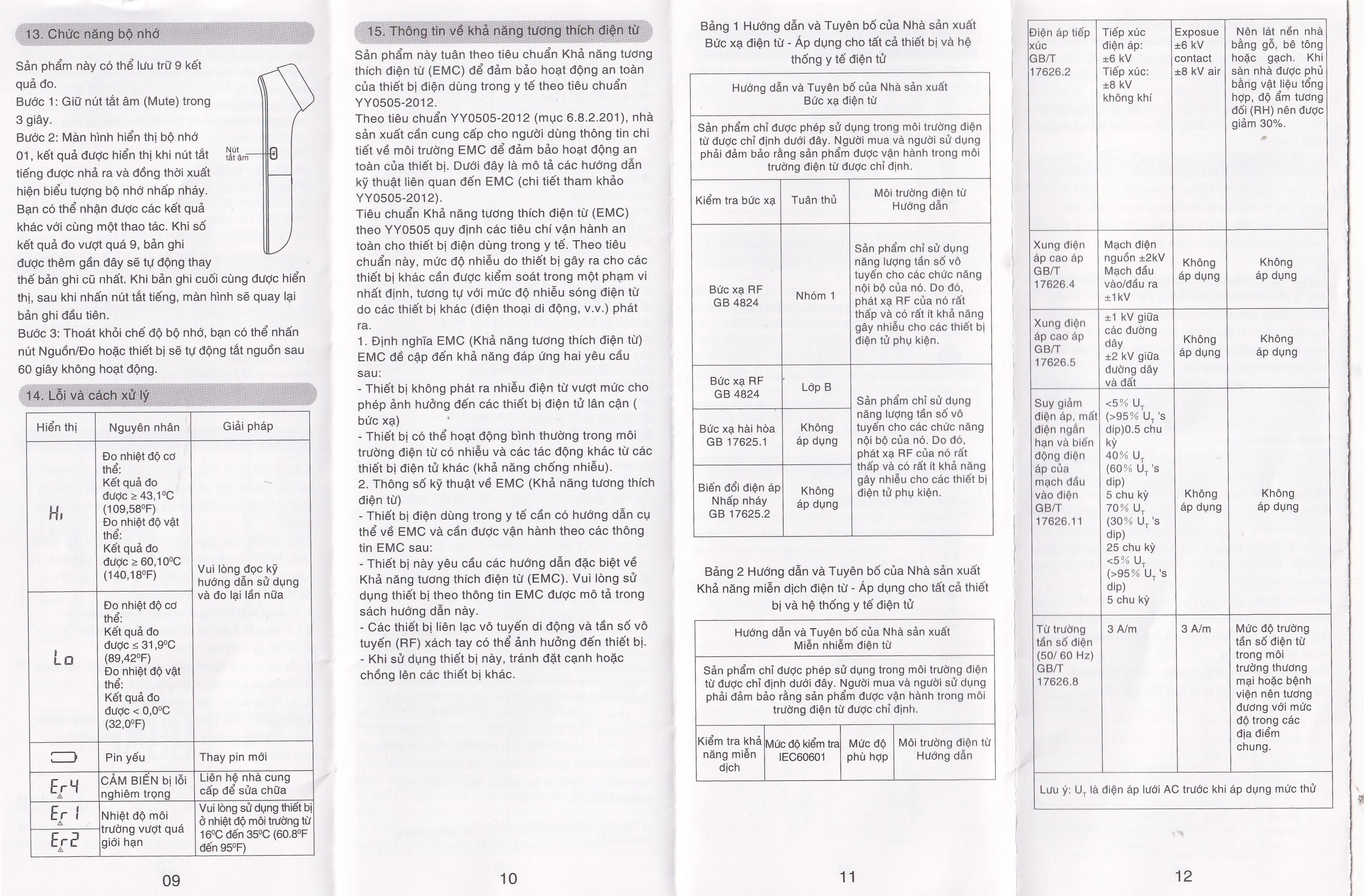 Hình ảnh Nhiệt kế hồng ngoại Yuwell YT-1C đo nhiệt độ cơ thể