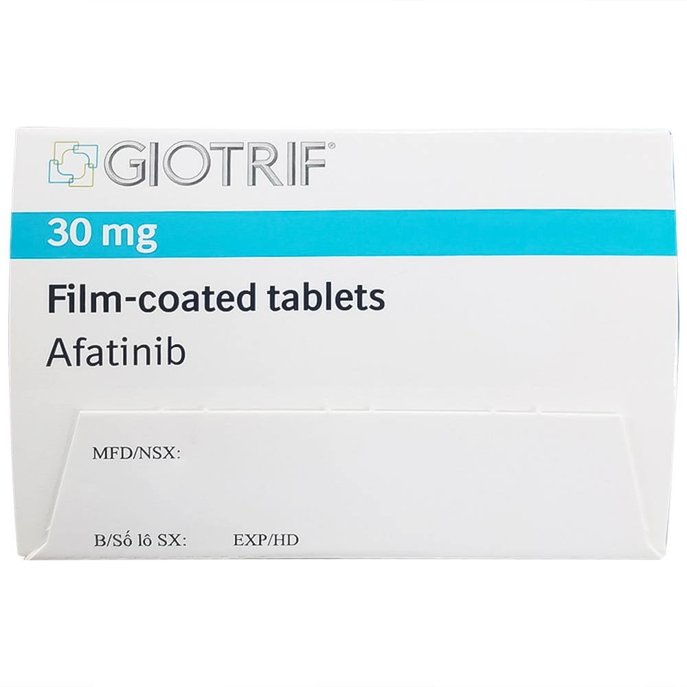 Hình ảnh Thuốc Giotrif 30mg Boehringer điều trị ung thư phổi (4 vỉ x 7 viên)
