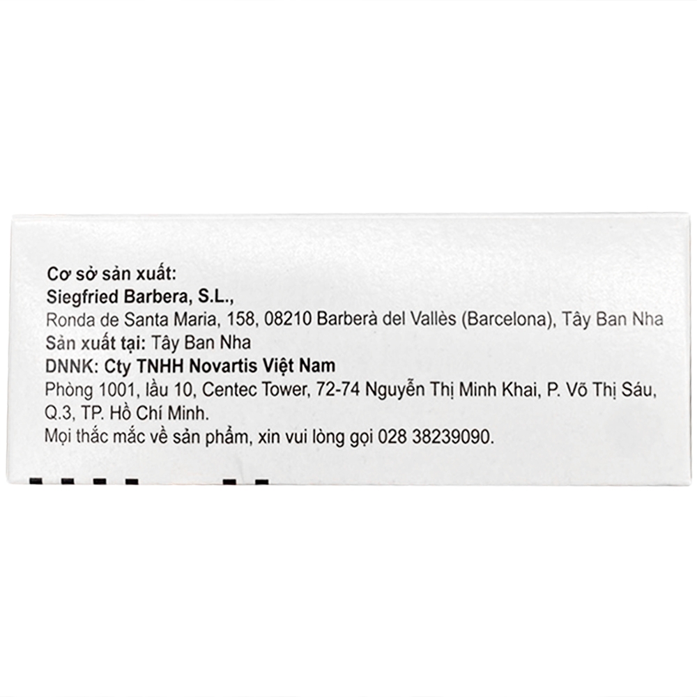 Hình ảnh Thuốc Revolade 25mg Novartis chống chảy máu do thiếu tiểu cầu trong máu (28 viên)