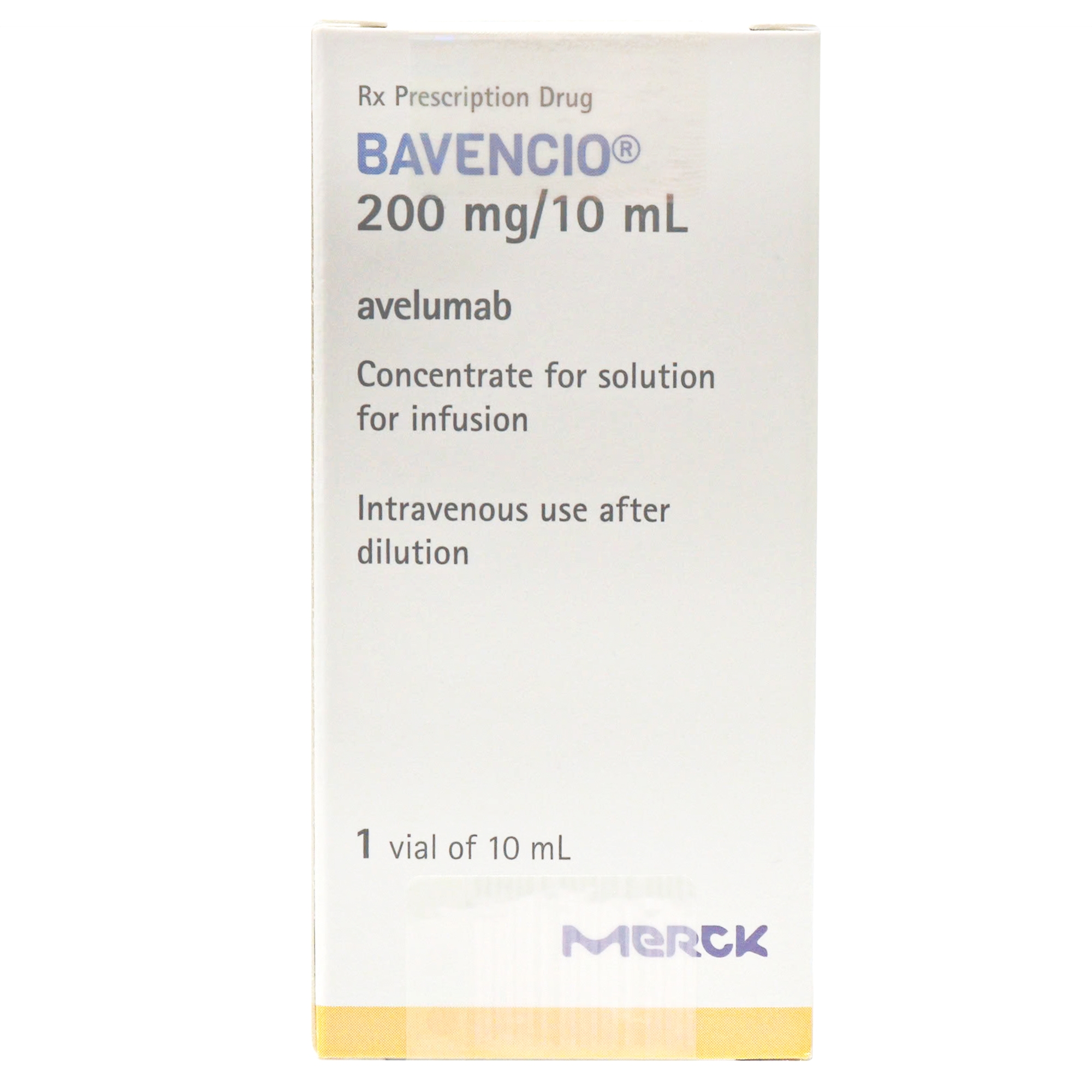 Hình ảnh Thuốc Bavencio 200mg Merck điều trị ung thư biểu mô tế bào Merkel di căn (10ml)