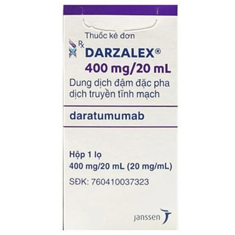 Hình ảnh Thuốc Darzalex Janssen điều trị bệnh đa u tủy (20ml)