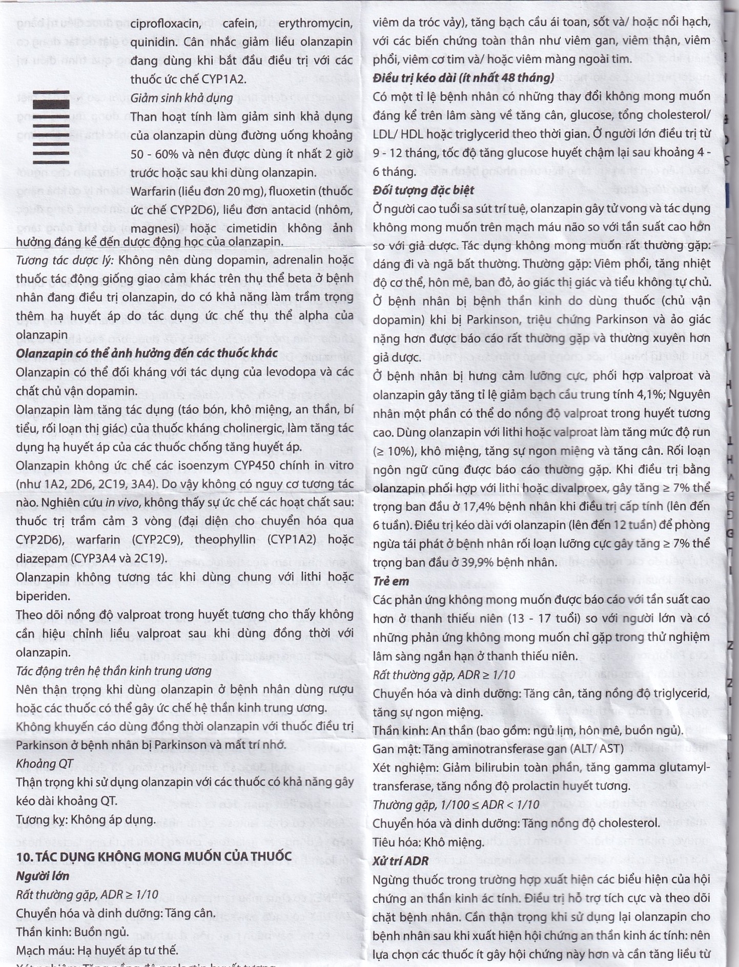 Hình ảnh Thuốc Zapnex-5 DaviPharm điều trị tâm thần phân liệt (6 vỉ x 10 viên) 