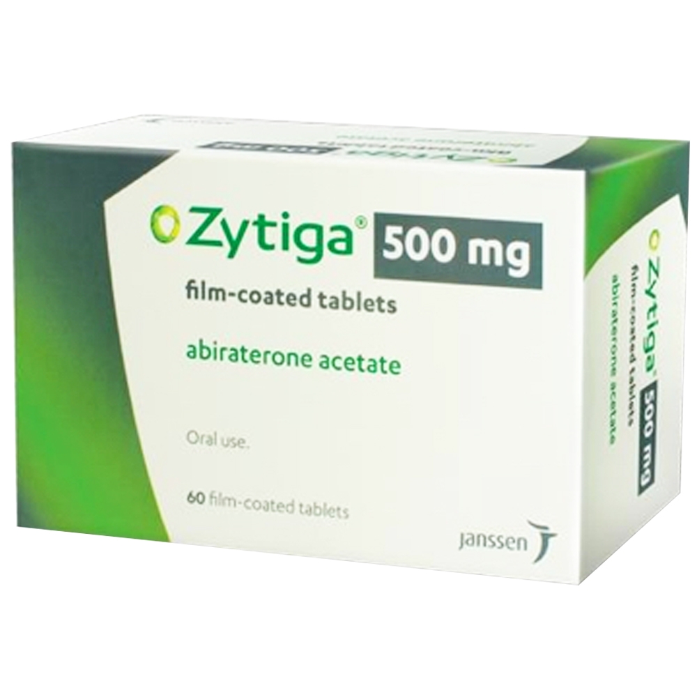 Hình ảnh Thuốc Zytiga 500mg Janssen điều trị ung thư tuyến tiền liệt (5 vỉ x 12 viên)