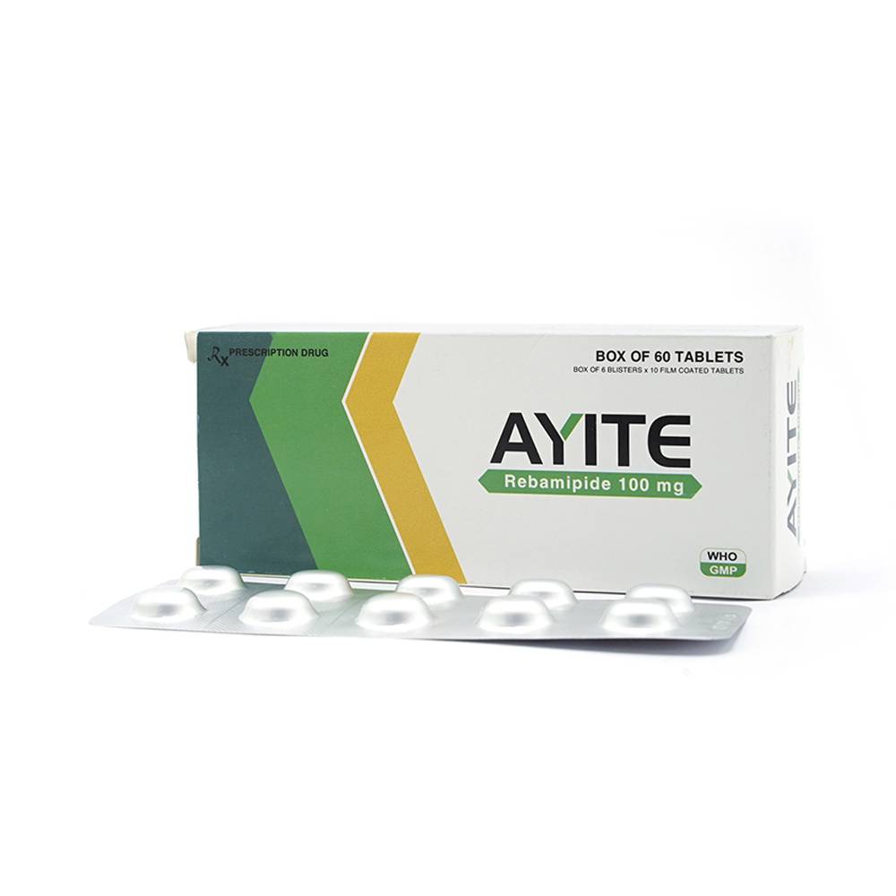 Ayite 100mg Davi Pharm: Thuốc trị loét dạ dày (6 vỉ x 10 viên)