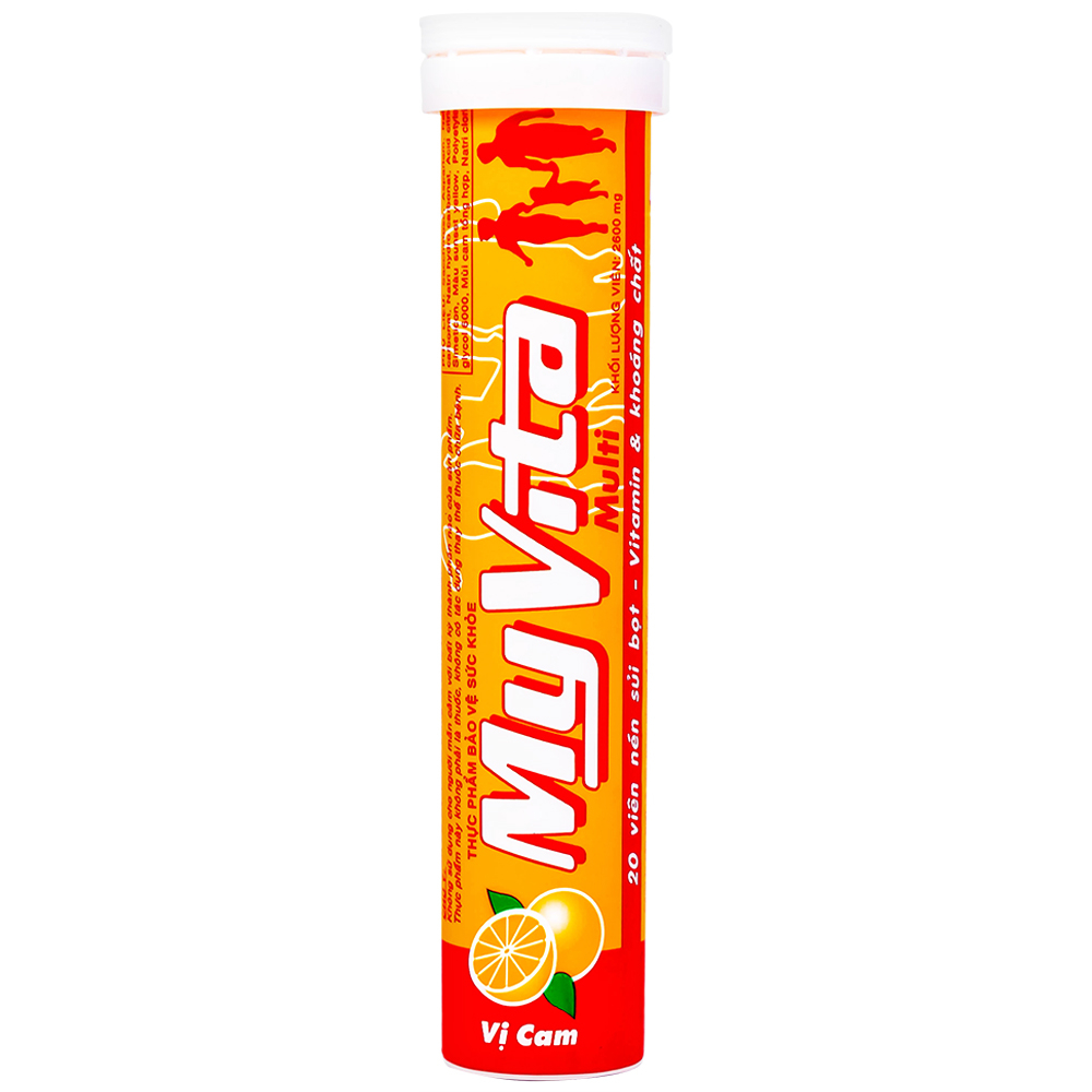 VIÊN SỦI GIÚP BỔ SUNG VITAMIN MYVITA MULTI SPM VỊ CAM 20V