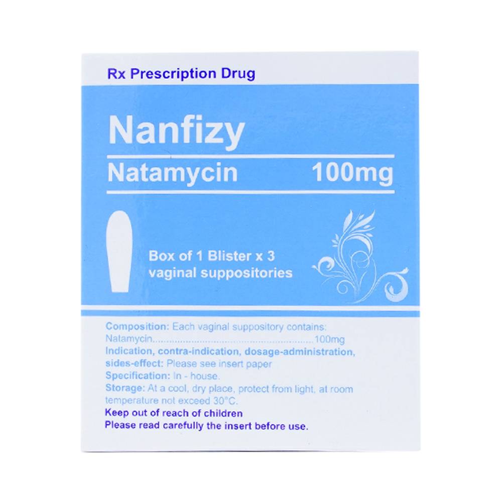 Thuốc Nanfizy 100mg Farmaprim điều trị nấm âm đạo (3 viên)