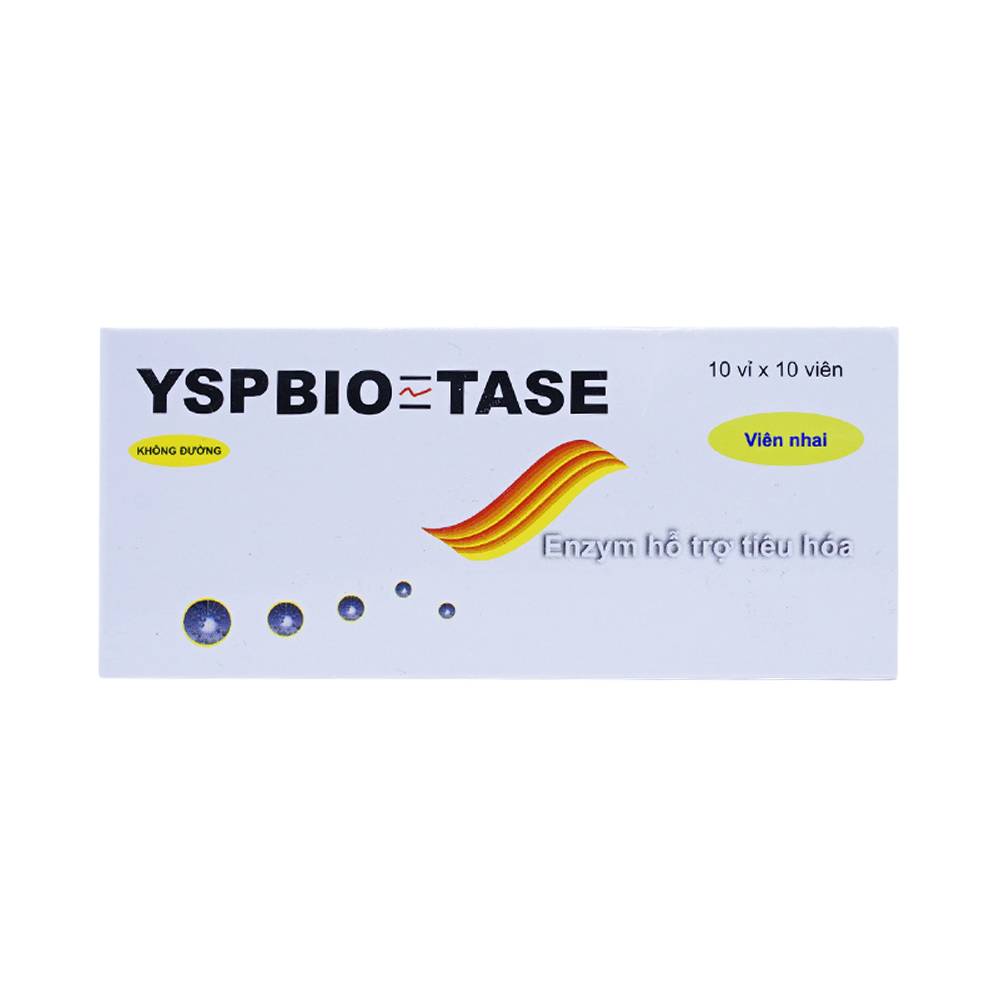 Thuốc Yspbio Tase YSP trị rối loạn tiêu hóa, khó tiêu (100 viên)