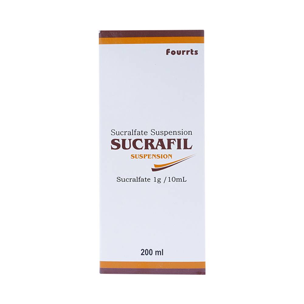 Thuốc Sucrafil Fourts 200Ml điều trị viêm khớp, trào ngược dạ dày