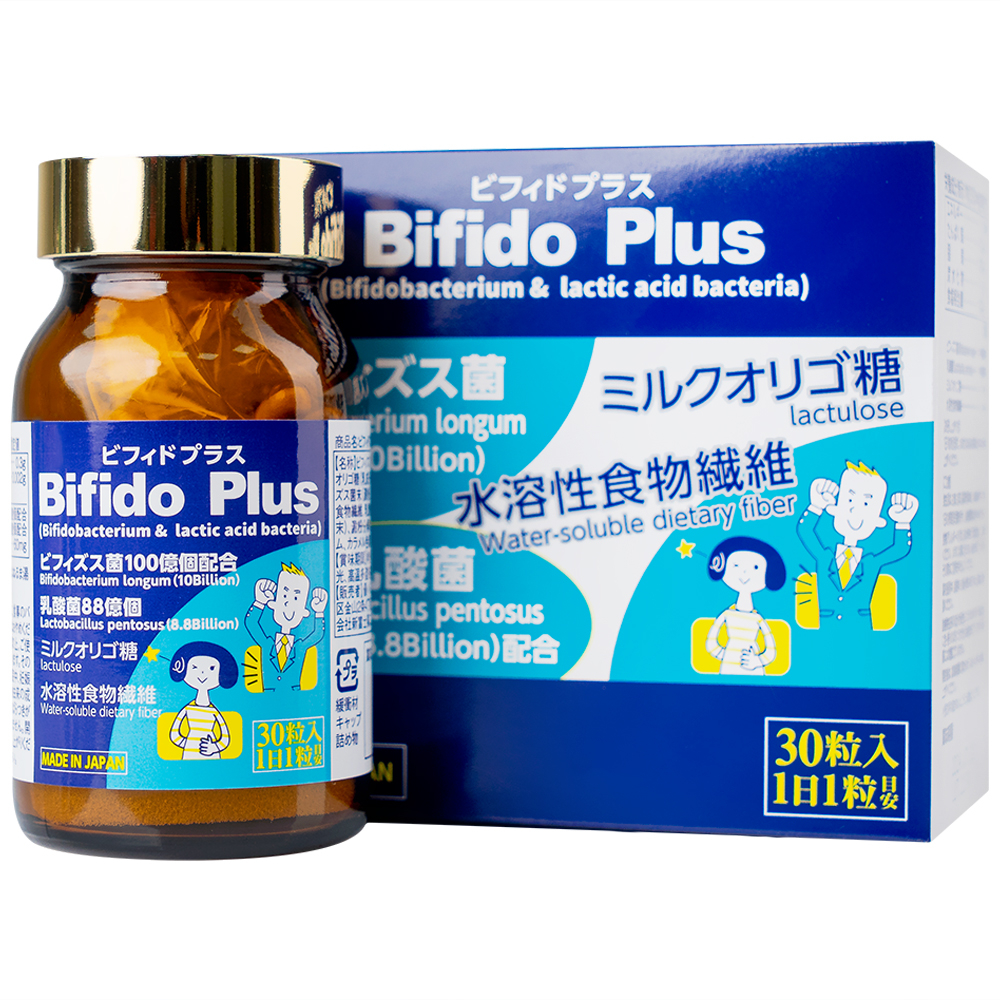 VIÊN UỐNG HỖ TRỢ ĐẠI TRÀNG BIFIDO PLUS JPANWELL 30V