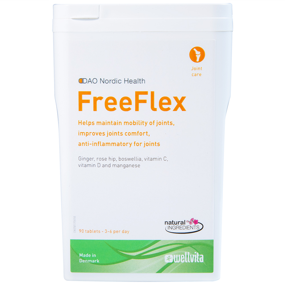 VIÊN UỐNG CHỐNG VIÊM KHỚP, HẠN CHẾ THOÁI HÓA KHỚP FREE FLEX DAO NORDIC 90V