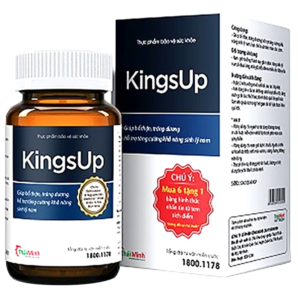 VIÊN UỐNG HỖ TRỢ TĂNG CƯỜNG SINH LÝ KINGSUP THÁI MINH 30V