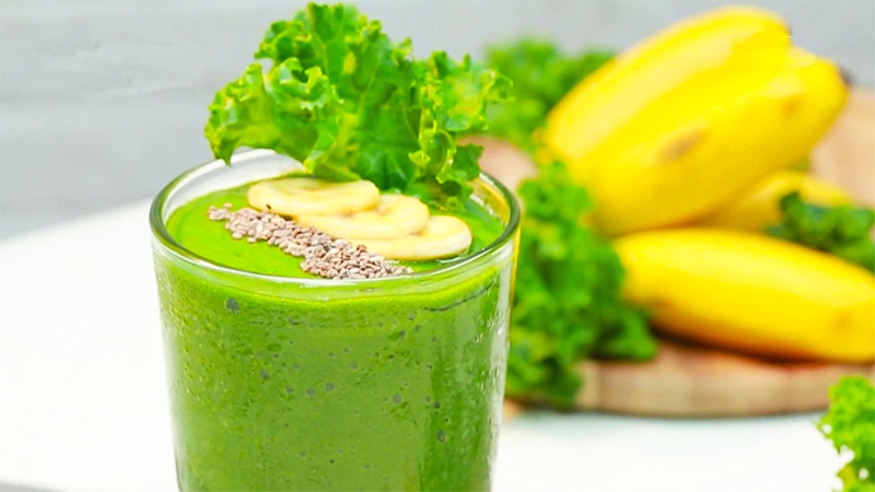 Sinh tố cải kale chuối giảm cân, đẹp đa không nên bỏ qua 3