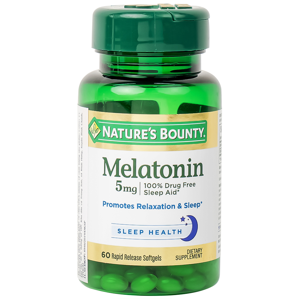 MELATONIN 5MG NATURES BOUNTY 60V