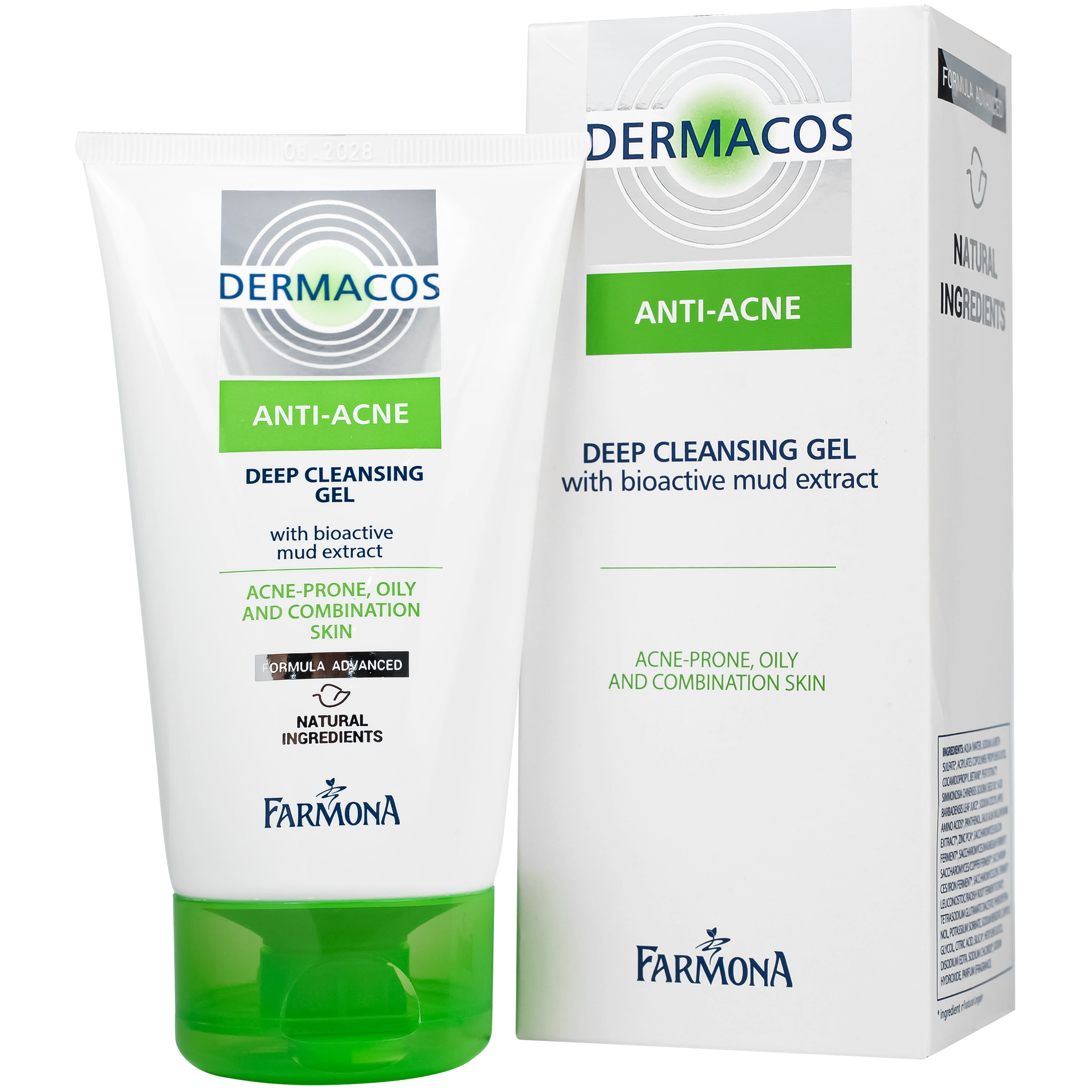 Gel rửa mặt ngừa mụn Dermacos Anti Acne Deep Cleansing150ml