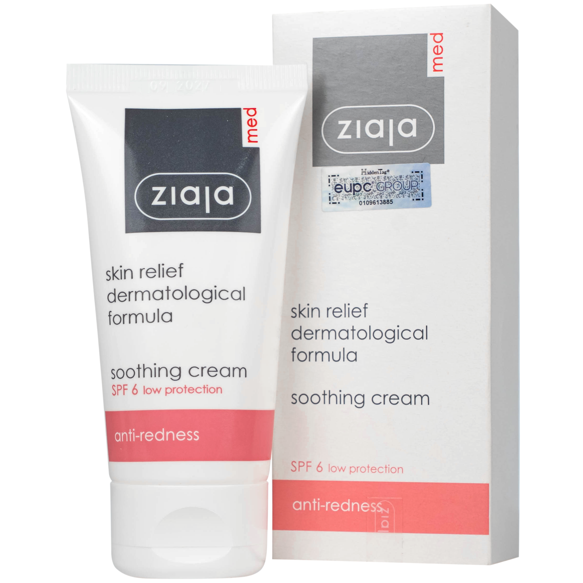 Kem bôi dịu da, giảm mẩn đỏ Ziaja Med Skin Relief Dermatological Formula Soothing Cream 50ml