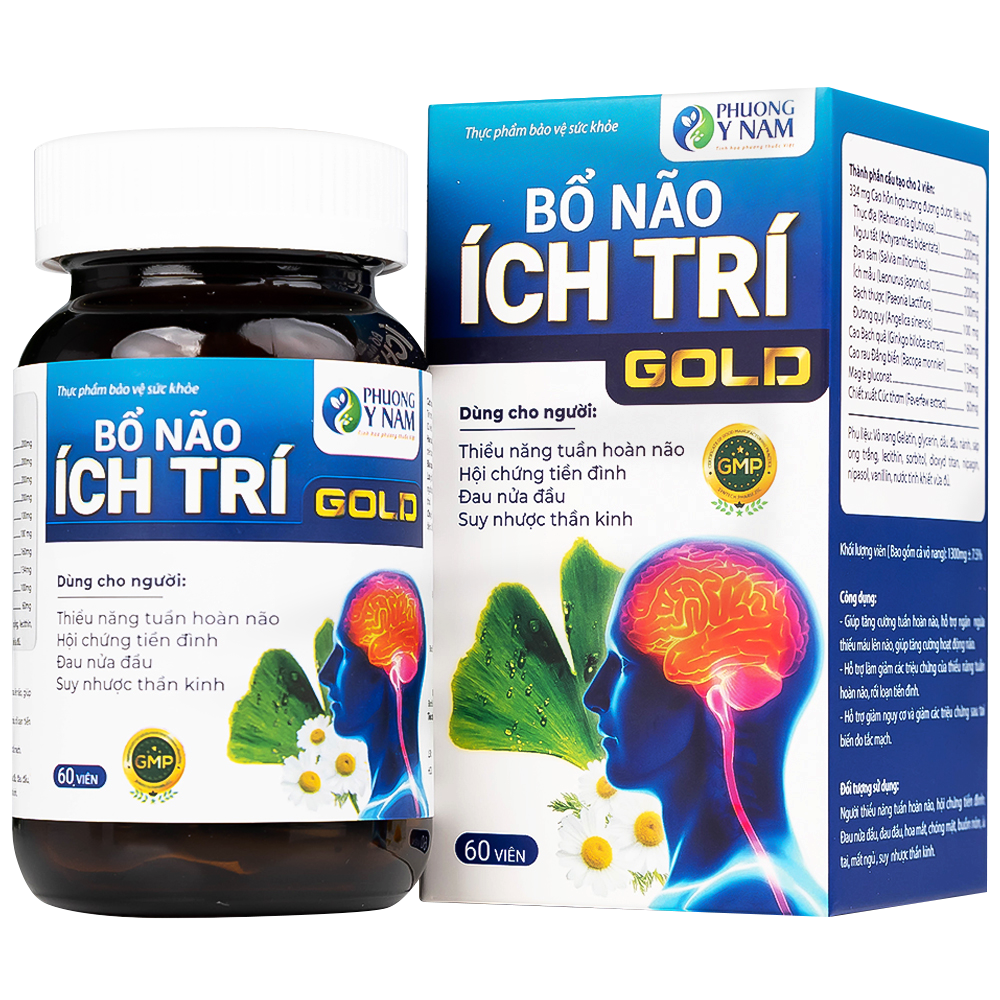 VIÊN UỐNG BỔ NÃO ÍCH TRÍ GOLD 60V