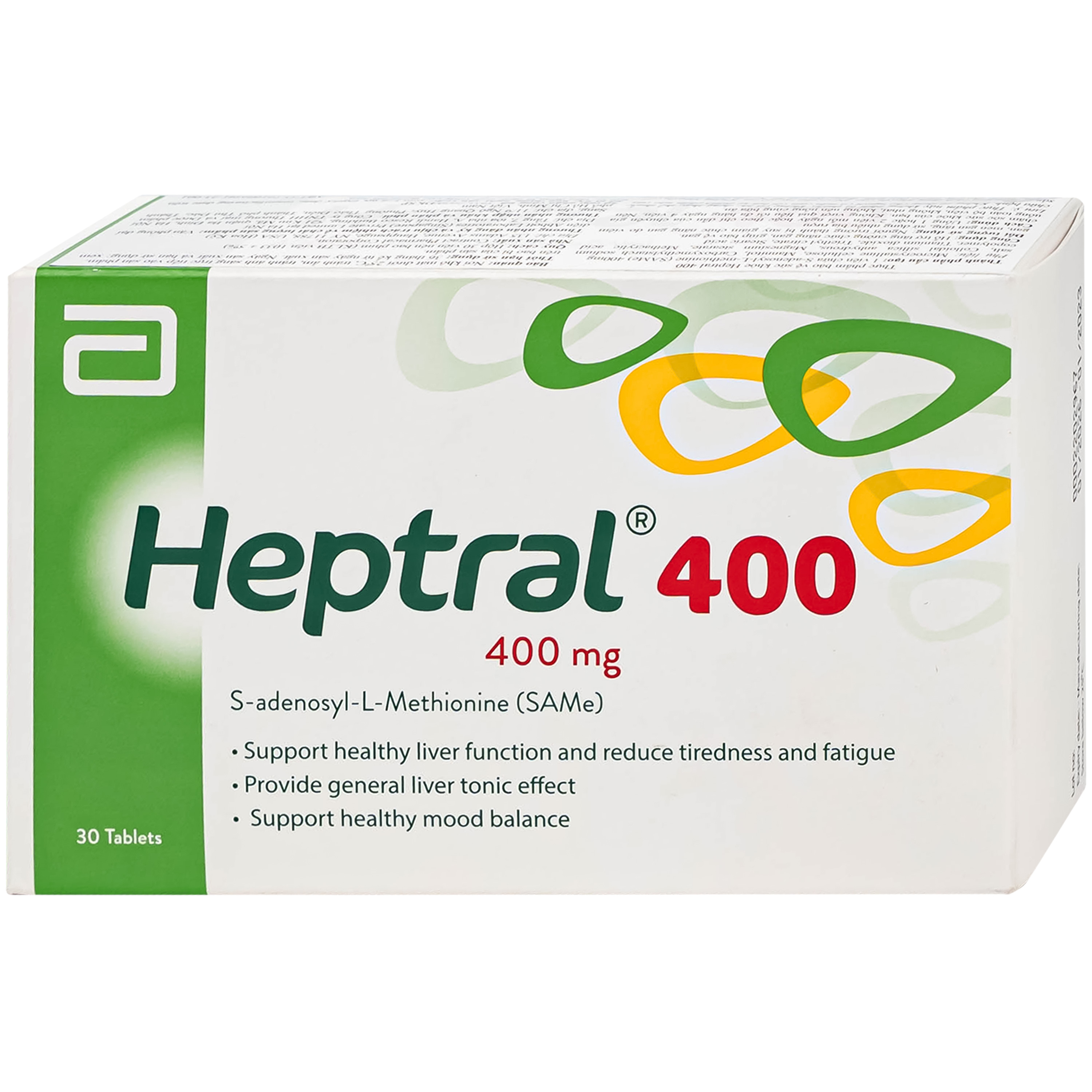 VIÊN UỐNG HỖ TRỢ TĂNG CƯỜNG CHỨC NĂNG GAN HEPTRAL 400MG ABBOTT 3X10