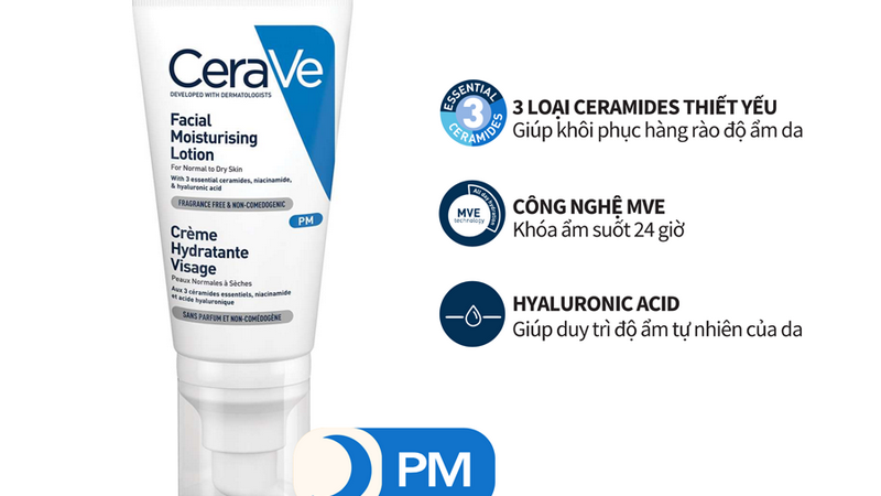 Review kem dưỡng Cerave Moisturizing Cream cho da khô và rất khô 3