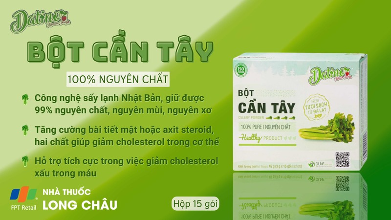 Bột cần tây có bán ở hiệu thuốc không? Mua bột cần tây ở đâu?