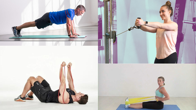 Các bài tập với dây kháng lực: Dễ thực hiện, hiệu quả bất ngờ 2