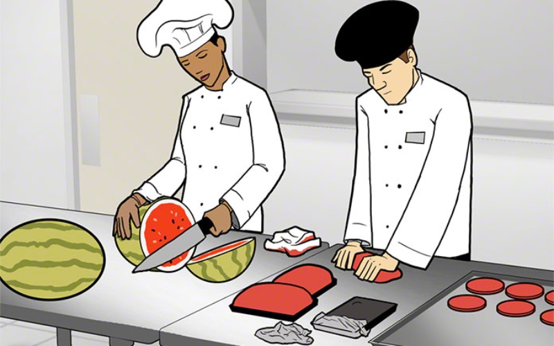 Cách phòng tránh nhiễm chéo vi khuẩn trong chế biến thực phẩm 2