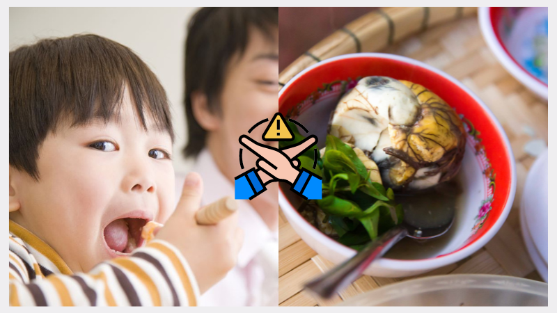 Cho trẻ ăn trứng vịt lộn có tốt không? 3