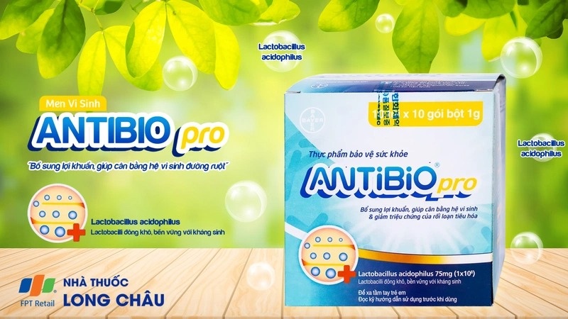 Công dụng và cách sử dụng men vi sinh Antibio Pro