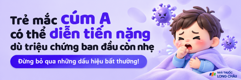 Cúm A ở trẻ nhỏ có thể gây ra những biến chứng nghiêm trọng