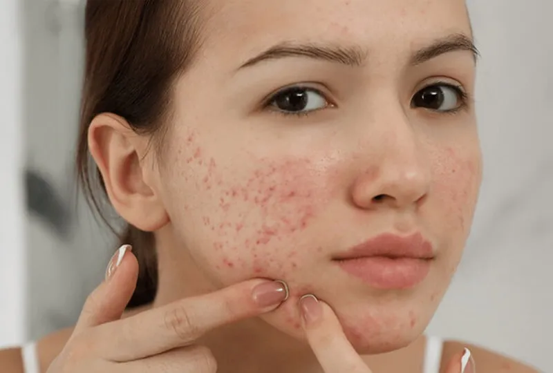 Da bị vết thâm mụn mãi không hết phải làm sao?1