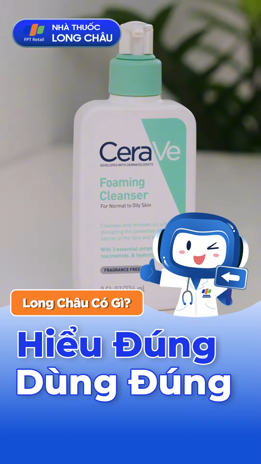 Da nhạy cảm dùng CeraVe Foaming Cleanser được không? - Nhà thuốc FPT ...