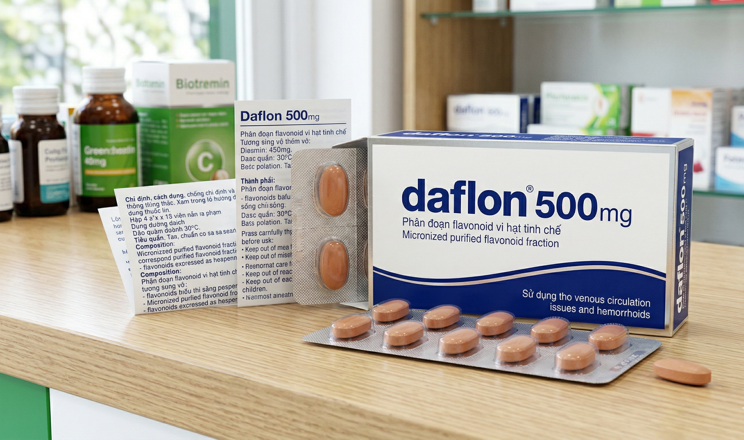 Daflon 500mg uống trước hay sau ăn để để đạt hiệu quả? - Nhà thuốc FPT Long Châu