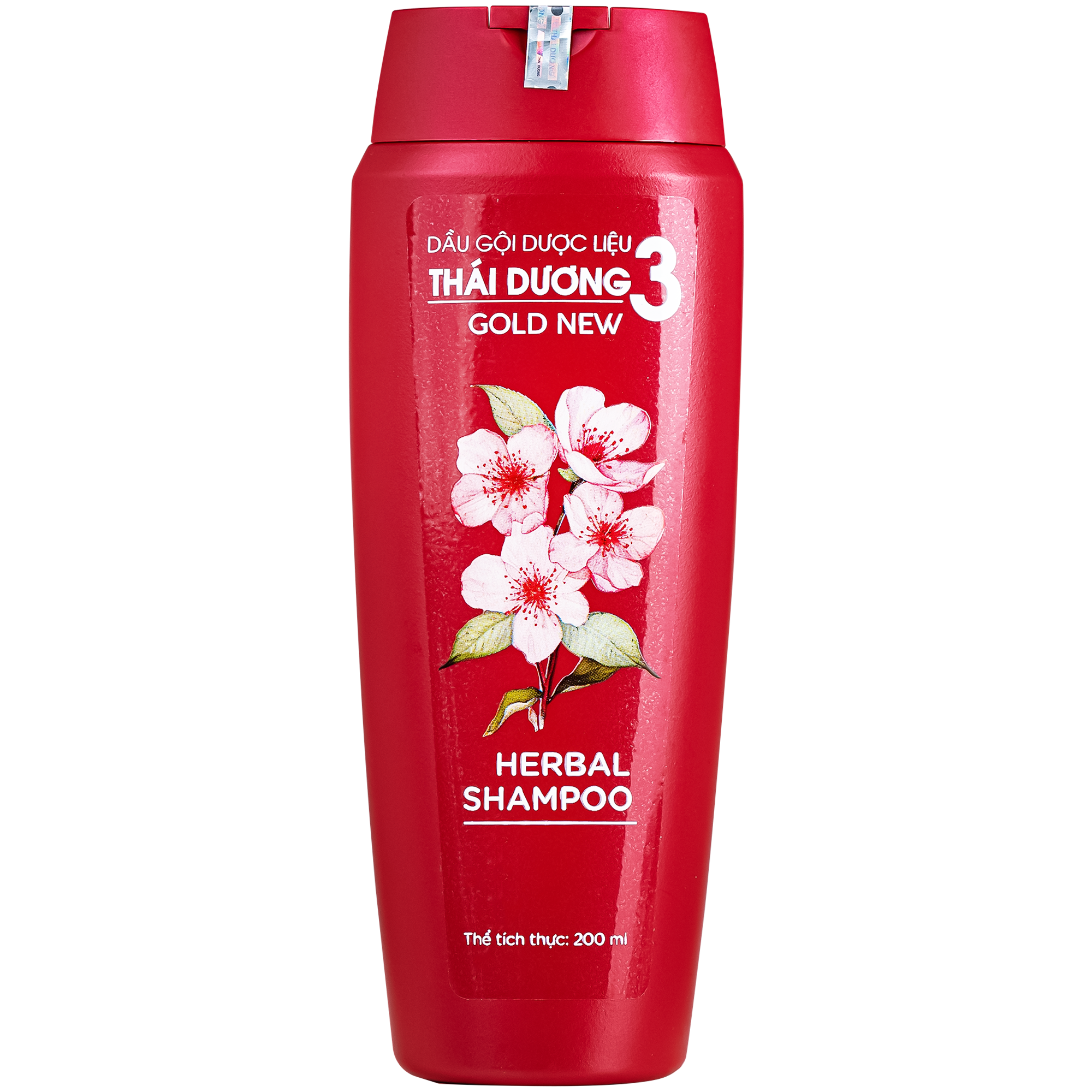 Dầu gội dược liệu Thái Dương 3 Hoa Đào làm mềm mượt và bồng bềnh tóc (200ml)