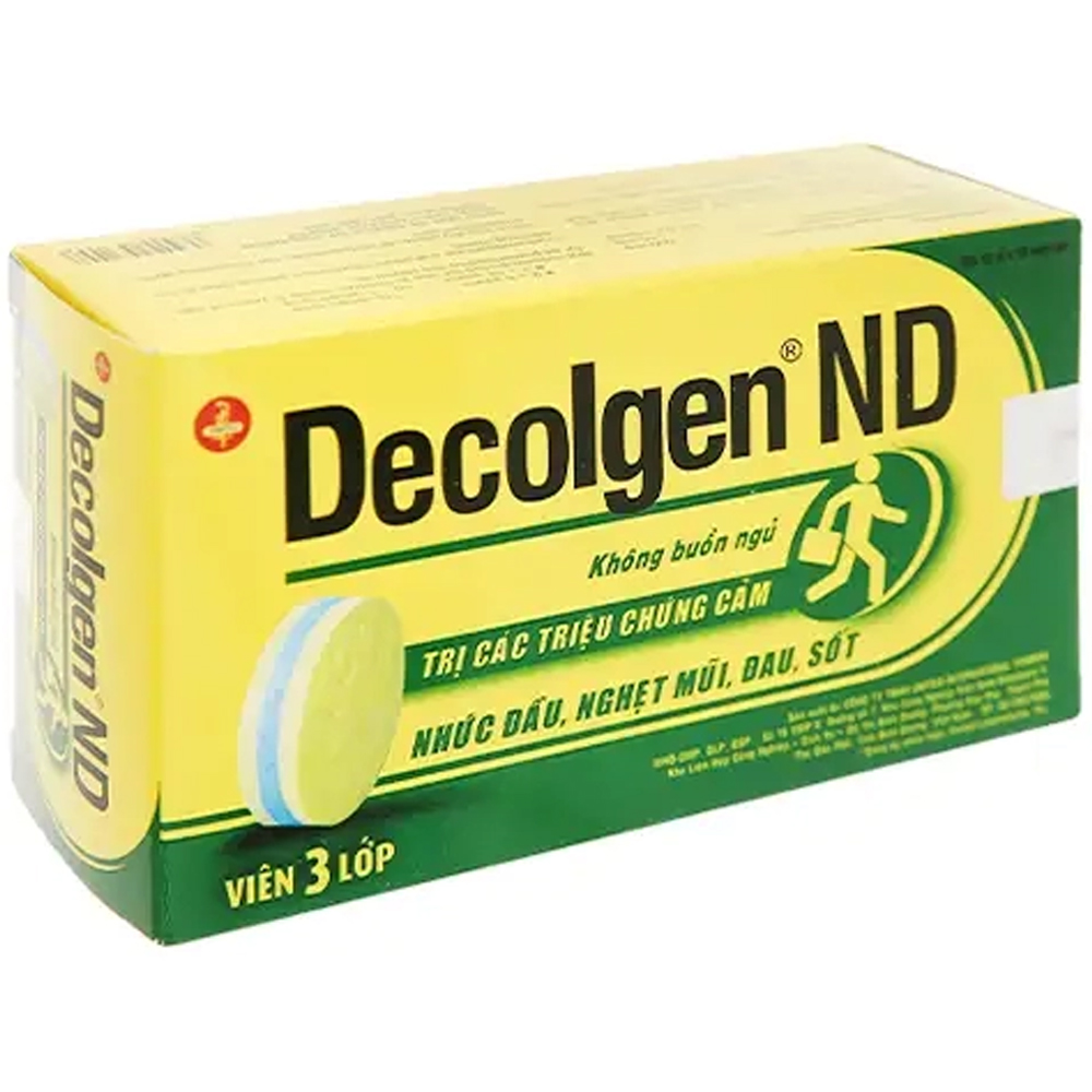Thuốc Decolgen ND điều trị cảm thông thường (12 vỉ x 10 viên)