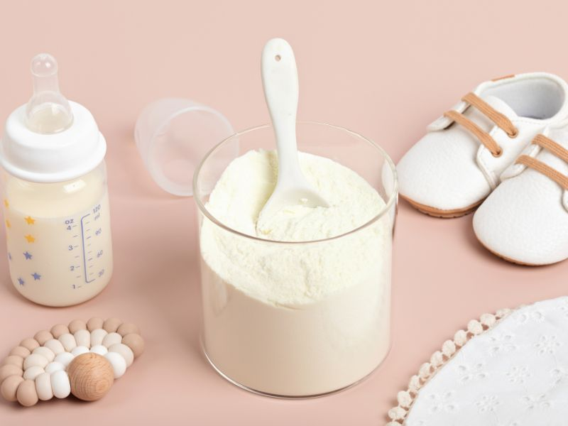 Giải đáp thắc mắc pha sữa non với sữa công thức được không? 3