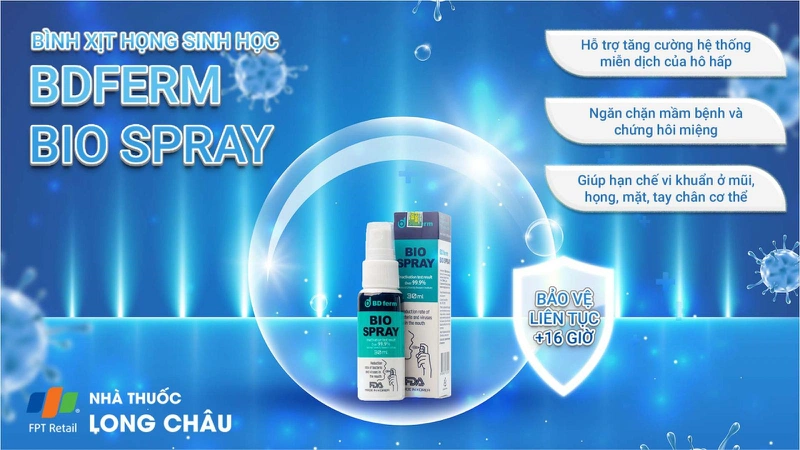 Gợi ý các sản phẩm xịt họng giảm ho cho bé được ưa chuộng nhất hiện nay 1