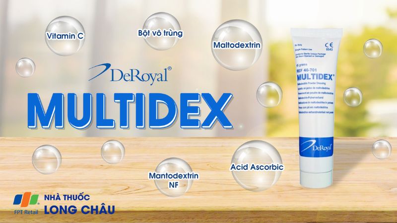 Hỗ trợ điều trị tình trạng loét tỳ đè với bột Multidex DeRoyal 3