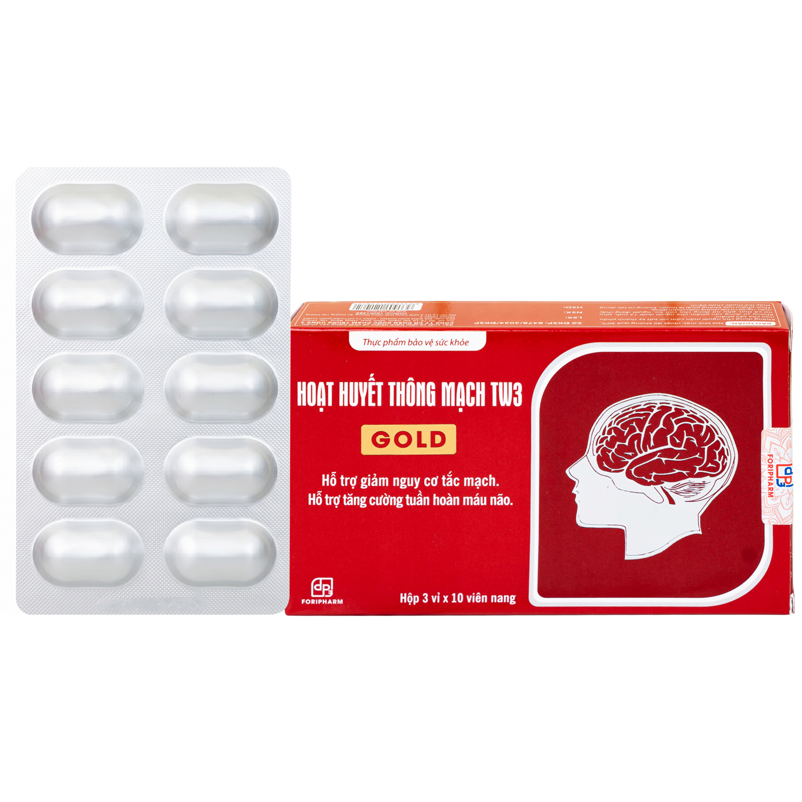 HOẠT HUYẾT THÔNG MẠCH GOLD TW3 3X10