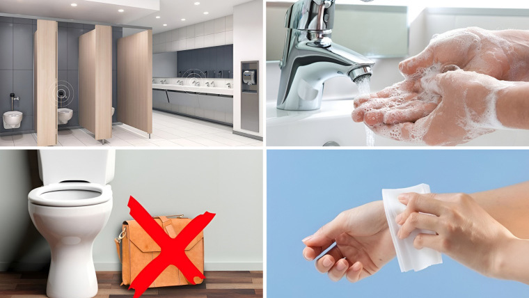 Hướng dẫn cách sử dụng nhà vệ sinh công cộng giúp tránh bệnh tật 2