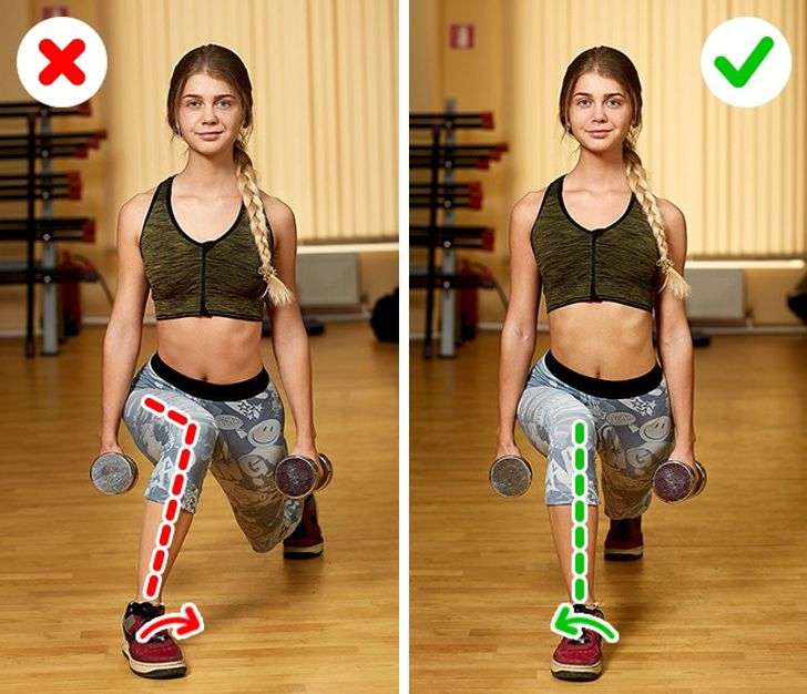 Hướng dẫn cách tập Dumbbell Lunge chuẩn nhất 1