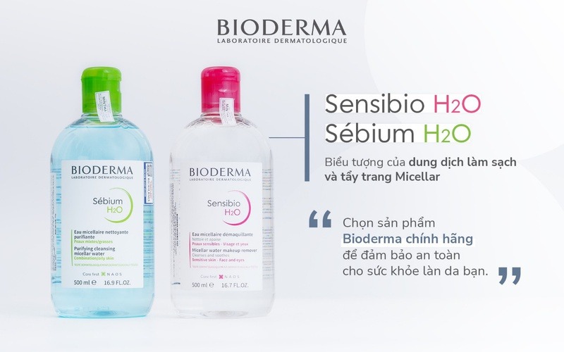 Mách bạn cách phân biệt nước tẩy trang Bioderma mẫu mới và mẫu cũ1