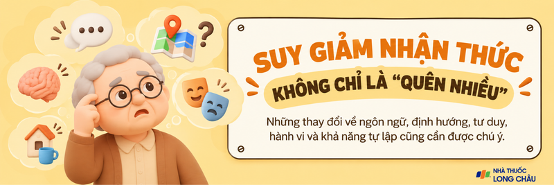 Trí nhớ chỉ là một phần trong nhiều chức năng nhận thức
