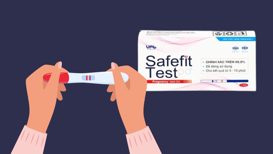 Nhận biết đã mang thai với que thử thai Safefit Test - Nhà thuốc FPT ...